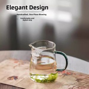 Glass Fairness Cup Tea Filter For Green Tea