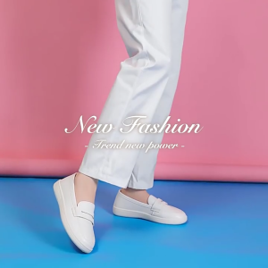 ​​รองเท้าแพทย์สตรีพื้นเรียบฤดูร้อน - พื้นนุ่มป้องกันลื่น+ระบายอากาศดี สำหรับพยาบาลและบุคลากรสาธารณสุข​​