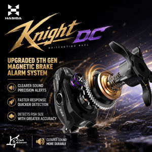HASIDA KNIGHT DC Baitcasting Reel 147G Light Carbon Frame IDC Smart Chip 3 Models Electric Magnetic Brake Aluminum Spool