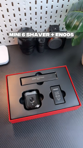 Enchen Shaver Gift Set For Men - Mini 6 Electric Rotary Shaver+EN005 Nose Hair Trimmer