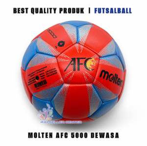 Bola Futsal Molten AFC Vantagio Size 4 Jahit Mesin Gratis Pompaan Jaring Pentil Olahraga Futsal Ball Outdoor & Indor