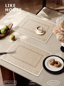 Khăn Trải Bàn Kiểu Pháp Chantilly Da Phong Cách Nông Trại Nước Pháp Không Thấm Nước Khăn Trải Bàn Kiểu Phương Tây Khăn Trải Bàn Dệt May Gia Dụng