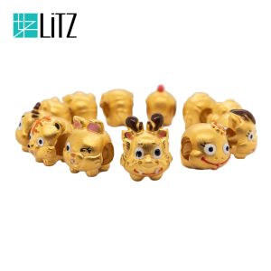 LITZ 916 (22K) Gold Zodiac Charm GP9