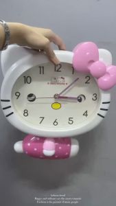 New Style Fashionable Hello Kitty Body Swing Wall Clock / Hello Kitty Wall Clock Head Only LARGE - Glass Home