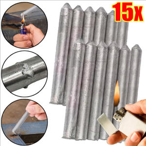 15pcs Low Temperature Welding Rods for Repair Holes / Easy Melt Low Temperature Universal Welding Rod / Copper Aluminum Brass Repairing Rods