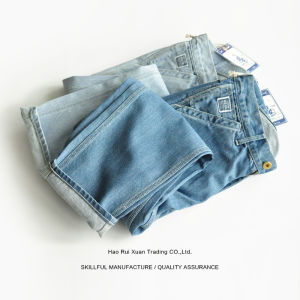 Cotton Denim Pants 9 Length