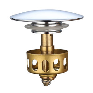Washbasin Drainer Bounce Core Basin Wash Basin Push-Type Bounce Accessories Inter-Platform Basin Bathtub Drain Cap Cover