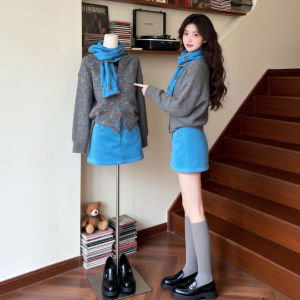 CHANGTONG | Gentle and Unique Knitted Two-piece Set