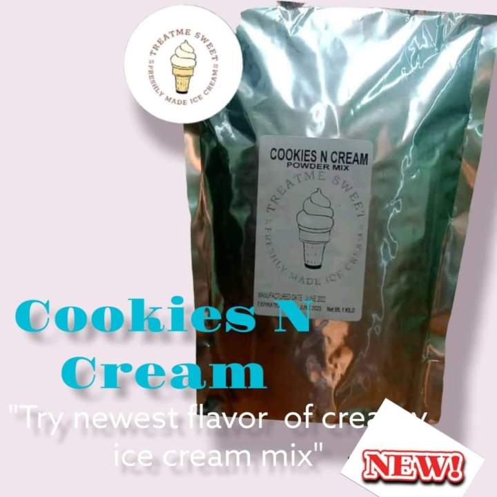 "TreatMe Sweer" (Freshly Made) Soft Serve Ice Cream Mix Powder Lazada PH