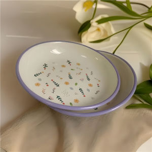 Durable Enamel Rice Bowl Set Food Grade Heat Resistant Small Bowl Dining Utensils Salad Bowl Buy One Get One Free Offer