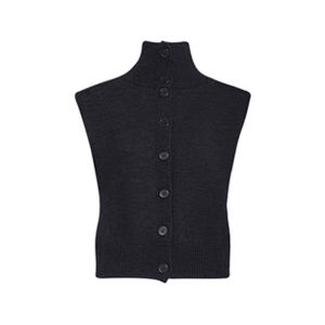 Turtleneck Double-sided Wear Knit Vest