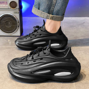 Giày Nam Ngoài Trời Thoải Mái Giày Sandal Đầy Đủ Rỗng Ra Ngoài Trời Thiết Kế Mùa Hè 2024 Mới款 Giày Đi Biển Đế Dày Câu Cá