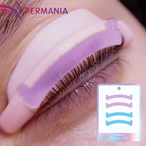 PERMANIA Lash Lift Ribbon 4Pcs Silicone Eyelash Rods Ribbon Soft Colorful Lash Lift Tool Flexible Perm Roller Multi-Functional