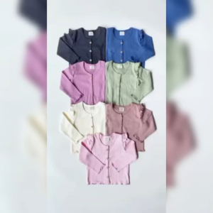 BOHOPANNA - CROP RUFFLE CARDIGAN BOHOPANNA - CARDIGAN ANAK - JAKET ANAK - BAJU ANAK PEREMPUAN