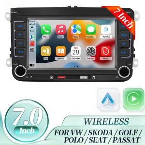 7inch Car Radio Stereo 2Din MP5 Player Digital Bluetooth FM Stereo Multimedia for Vw Seat Skoda Golf POLO Passat