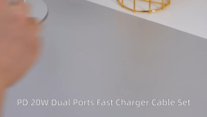 Mcdodo CH-130 20W PD+QC Fast Charger Dual Output UK Plug Charger 2-Port Fast Charger 20W UK Charger CH-1301 Charger Set