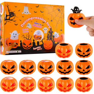 ถ้วยบรรเทาความเครียด บีบและปล่อย ของเล่นเด็กสร้างสรรค์ฟักทอง เครื่องมือบรรเทาความเครียด