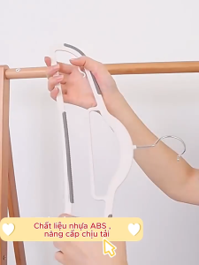 Móc Treo Quần Áo Chống Trơn Trượt nhựa Xoay 360 Độ Móc Quần Áo Móc Phơi Đồ Chống Trượt Móc Chống Trượt