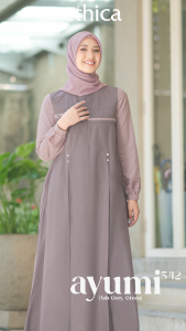 TERMURAH GAMIS ETHICA SPESIAL KEKINIAN TERBARU DAILY CASUAL DRESS AYUMI 542