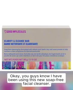 Good Molecules Hydrate & Cleanse Bar 89g by SkinCaring18 EU