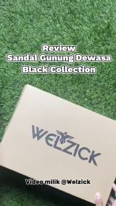 WELZICK - Sandal Gunung Travelling Rainier Black Jumbo 45 46 47 48 49