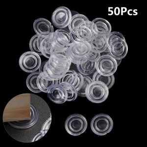 ROLL 50Pcs Round Thickening Table Rubber Chair Fittings Bumper Anti Noisy Furniture Leg Pads Floor Protector Non-slip Mat