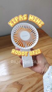 Kipas Angin Kecil Mini Fan Portable Lipat Bisa Jadi Holder HP Tangan Genggam Wireless USB Robot BF22