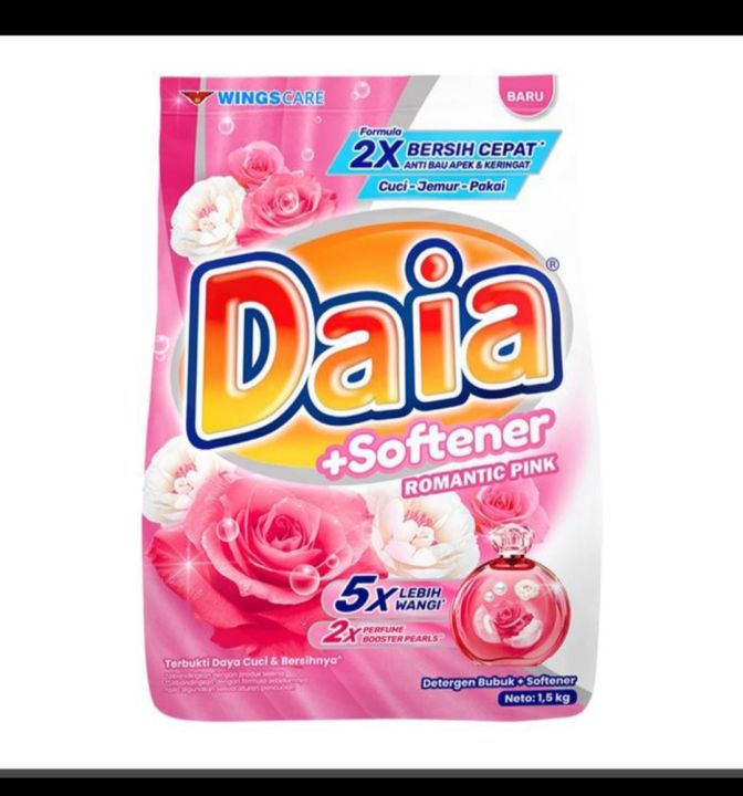 Deterjen bubuk daia 1.5 kg all varian