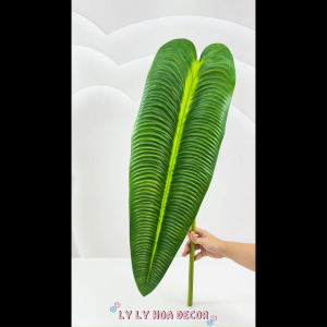 Lá Chuối Lá giả PVC trang trí chụp ảnh decor đám cưới tiệc chụp ảnh sản phẩm. Hoa Lụa Decor
