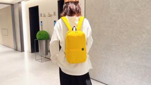 papa bag ใหม่เวอร์ชั่นเกาหลีกันน้ำความจุขนาดใหญ่กระเป๋าเป้สะพายหลังสีลูกกวาดกระเป๋าเดินทางแบบสบาย ๆ โรงเรียน 7L 10L