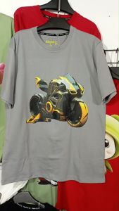 Kaos Pria 3 Dimensi Motif Motor Sport Tshirt Oblong Katun 24s H0165 By Hans & Co