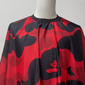 Barber Hairdresser Camouflage Aprons Antistatic Hairdresser Apron Barbershop Waterproof Aprons Shawl