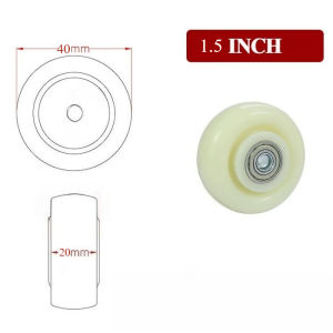 2.5/3/4/5inch Caster Furniture Wheels Sliding Swivel Trolley Castor Durable For Cart Industrial Move Chair Replacement Nylon