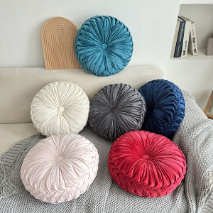 Handmade Velvet Round Pillow Insert