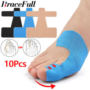 10PCS Bunion Corrector & Pain Relief Kinesiology Athletic Tape For Bunions & Turf ToeBig Toe Spacer/Separator/Straightener Tape