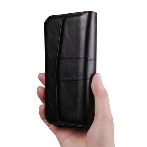 For Samsung Galaxy S26 S25 S24 S23 Ultra A57 A37 A56 A36 A17 Wallet Card Holder Leather Phone Holster Belt Clip Case Waist Bag