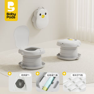 Baby Pods Ống Đi Tiểu Di Động Cho Trẻ Em Bồn Tiểu Gấp Cho Trẻ Em Đi Tiểu Ngoài Trời Đồ Dùng Đi Tiểu Trên Xe Hơi Bồn Tiểu Cho Trẻ Em
