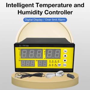 juan juan | ZL-7918A Egg Incubator Temperature Humidity Controller Egg Turning Digital Thermostat Hygrostat Heating Cooling Fan Control