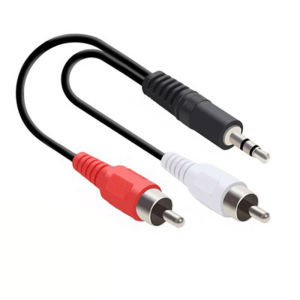3.5mm To 2RCA Cable 3.5mm Jack Male To 2RCA Male Stereo Audio Adapter RCA Extension Cable for Phone Amplifier Speaker DVD
