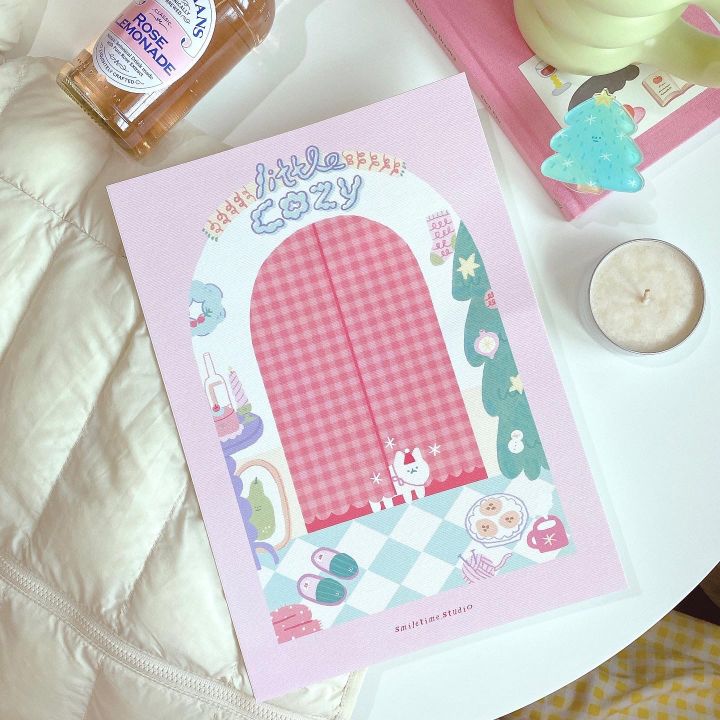 🎄 Little Cozy Poster A4 | Lazada.co.th