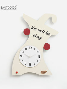 Modern Minimalist Wall Clock EMITDOOG Home Decor Luxury Cream Style Living Room Dining Room Decorative Art Clock