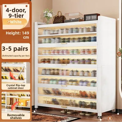 Dustproof Large Capacity Shoe Cabinet Steel