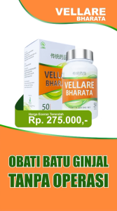 Obat Batu Ginjal Paling Ampuh - Obat Batu Empedu - Obat Kencing Batu Vellare Bharata