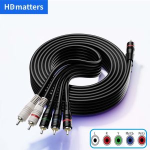 5-RCA Component Video/Audio Cable RGB Component Ypbpr Cable with Audio for DVD STB TV Box HDTV up to 1080I