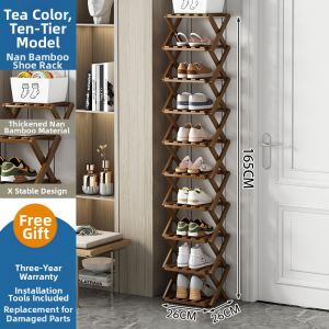 AIMUKE | Space-saving Multi-level Children Storage Shoe Rack