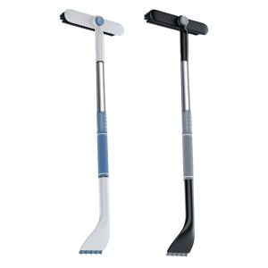 Car Deicing and Cleaning Kit Dual-Use Ice Shovel and Glass Brush for All-Weather Vehicle Maintenance