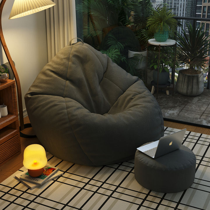 Bean Bag Sofa Can Lie and Sleep Bean Bag Balcony Home Casual Recliner
