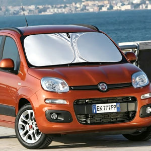 FIAT PANDA Kính Chắn Gió Ô Tô Tấm Che Nắng UV Block Phản Xạ Cửa Sổ Tấm Che Có Thể Gập Lại Tấm Chắn Che 1 Mảnh Vải Taffeta