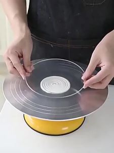 2pcs/Set Acrylic Round Cake Disc 4/6/8/10inch Reusable Happy Birthday Cake Base Plate DIY Cakes Tools for Cake Baking Dessert
