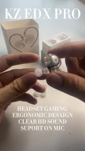KZ EDX Pro Earphone Mic Basshead | HiFi Sound | Noise Cancelling | IEM Sport Headset 3.5mm
